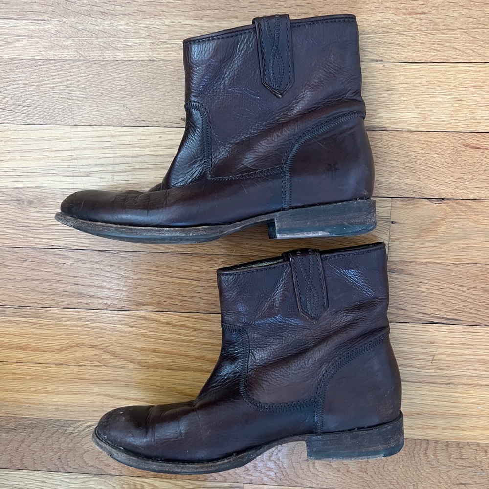 Frye Short Boot, Chocolate Brown